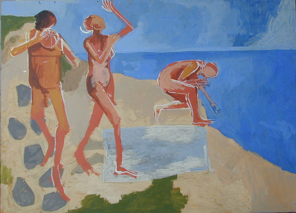 Bathers with Ball